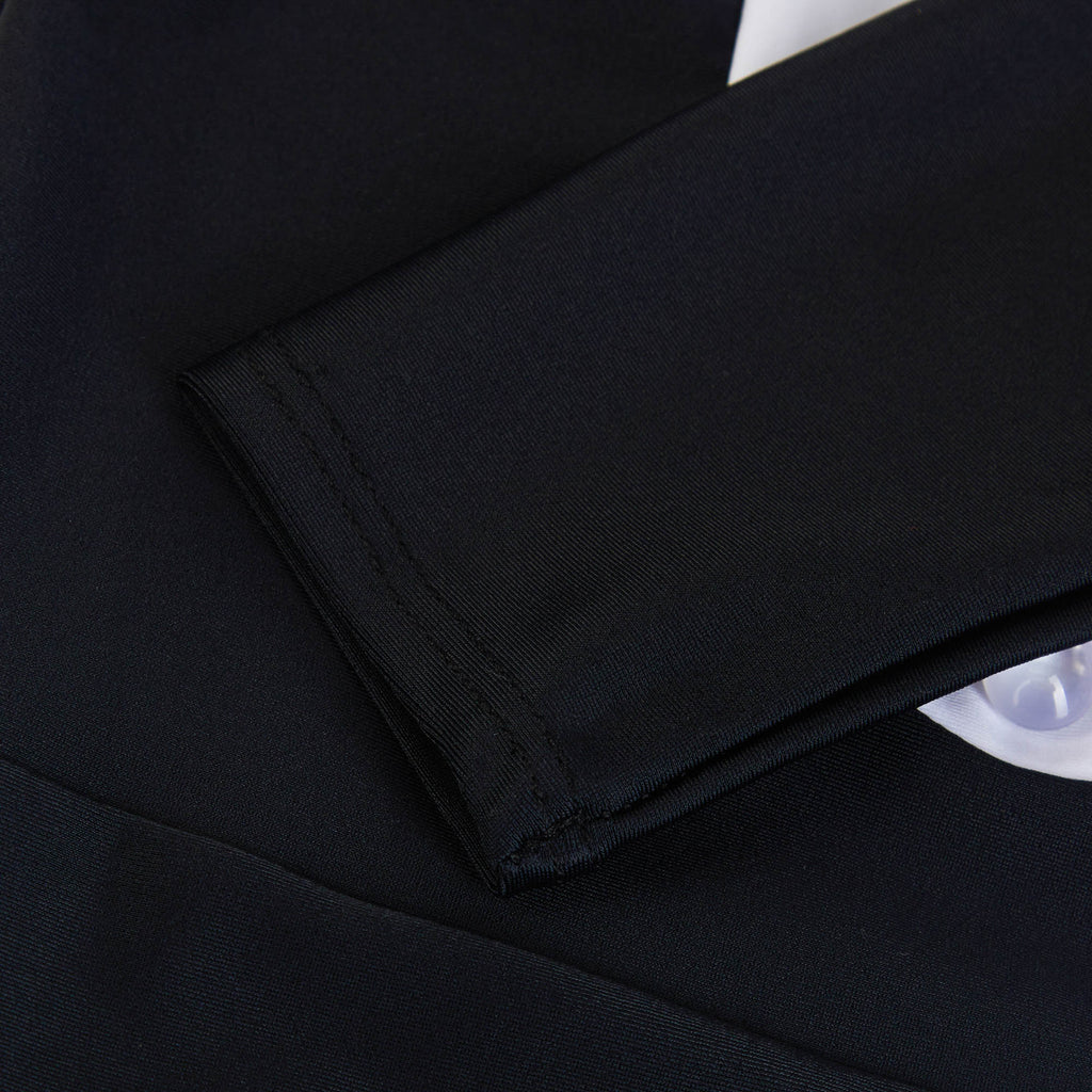 Girls Black Ballet Onesies