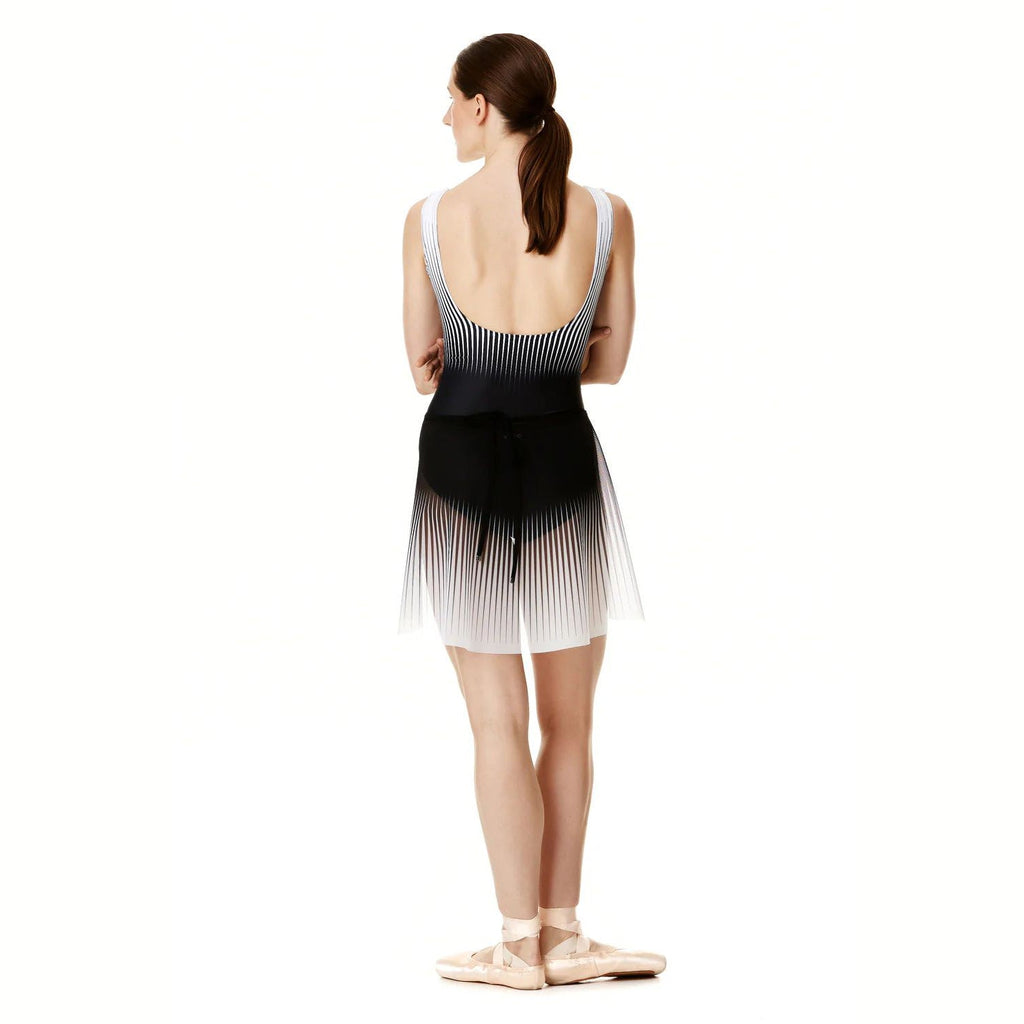 Women White & Black Ballet Skirt(AVID SKIRT/WHITE TO BLACK)