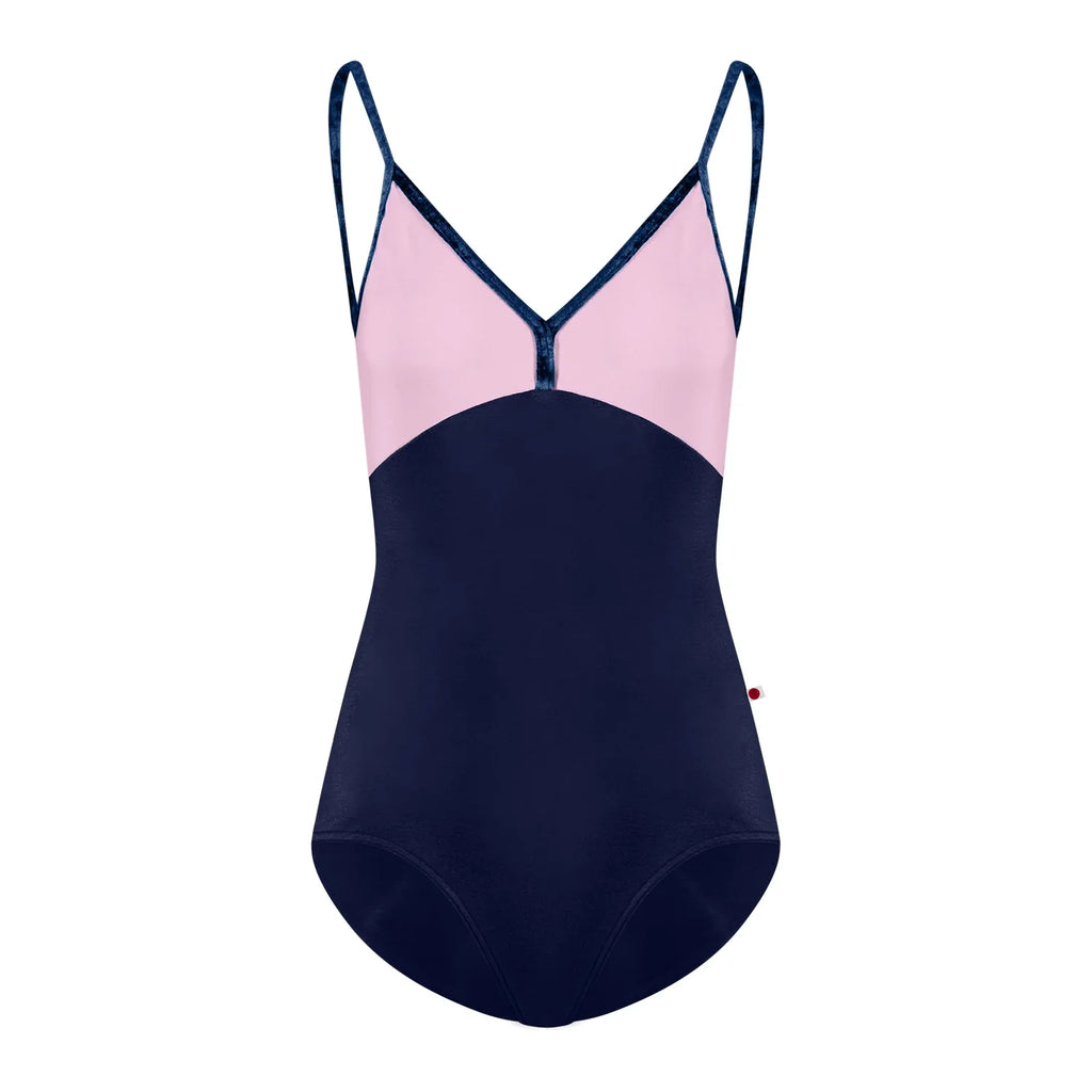 Girls Dark Blue "Daria/N-Dark Blue/N-Confetti/CV-Dark Blue" Ballet Onesies