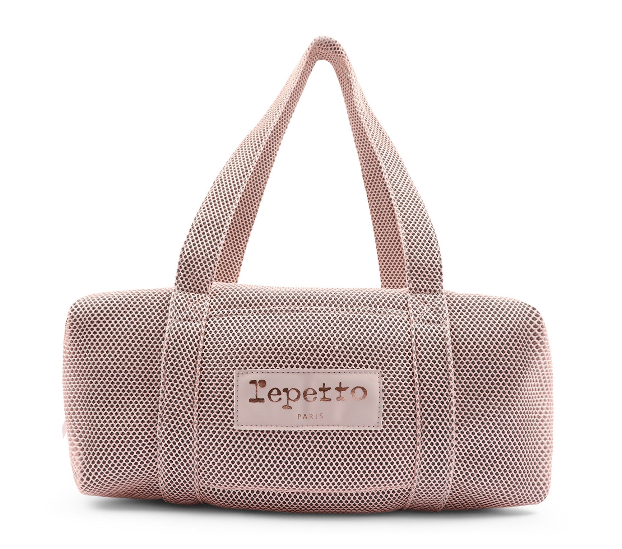 Girls Pink Mesh Duffle Bag