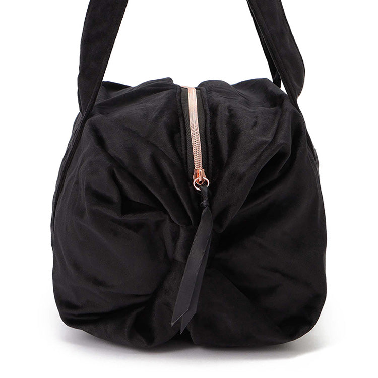 Girls Black Logo Ballet Bag(Size M）