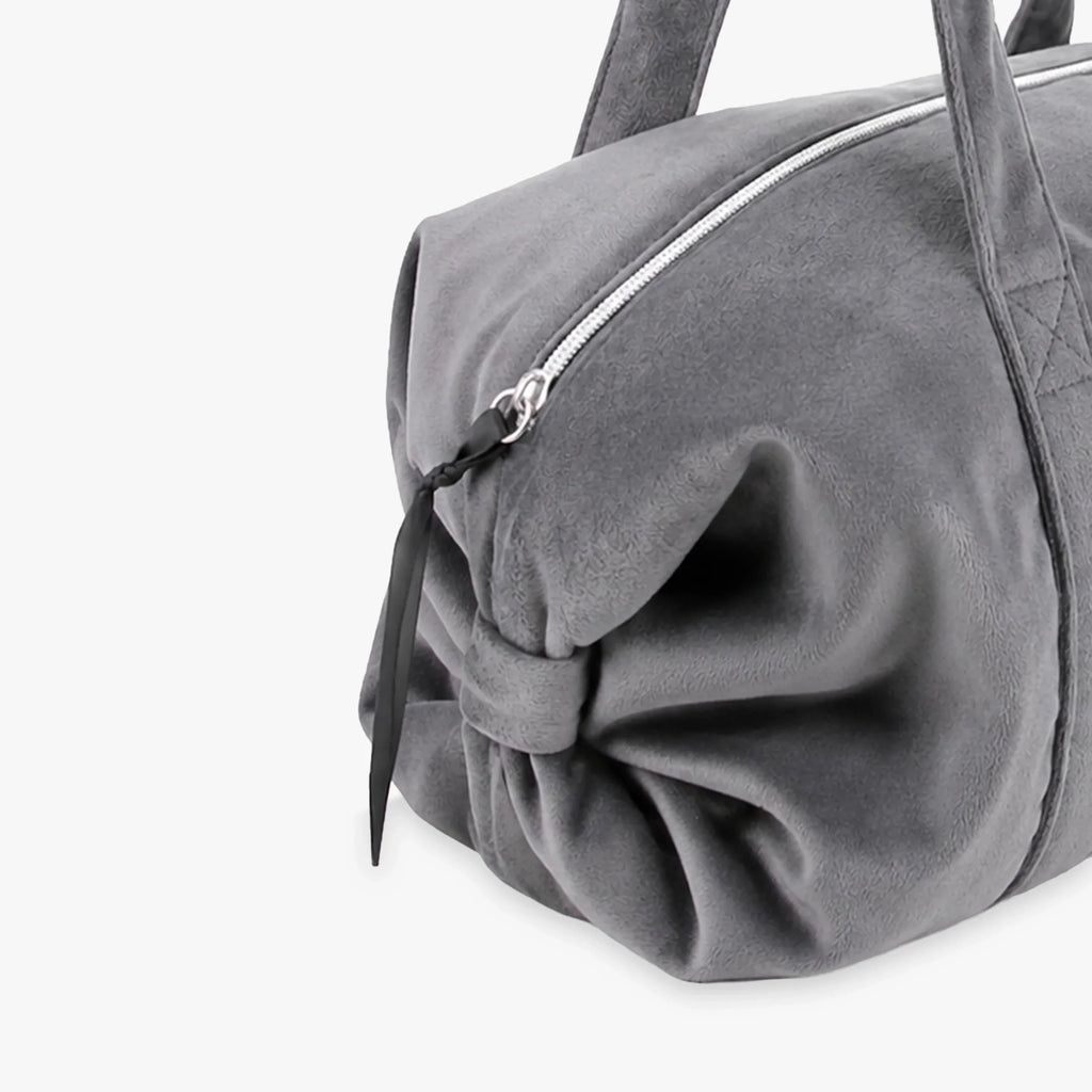 Women Grey Ballet Bag(M:H18 x W35 x D22 cm)