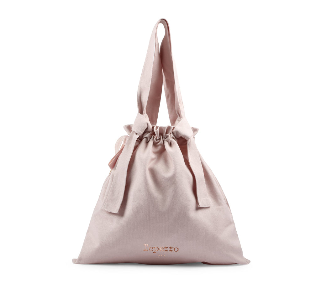 Girls Light Pink Tote Bag With Knots