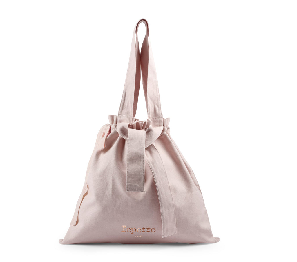 Girls Light Pink Tote Bag With Knots