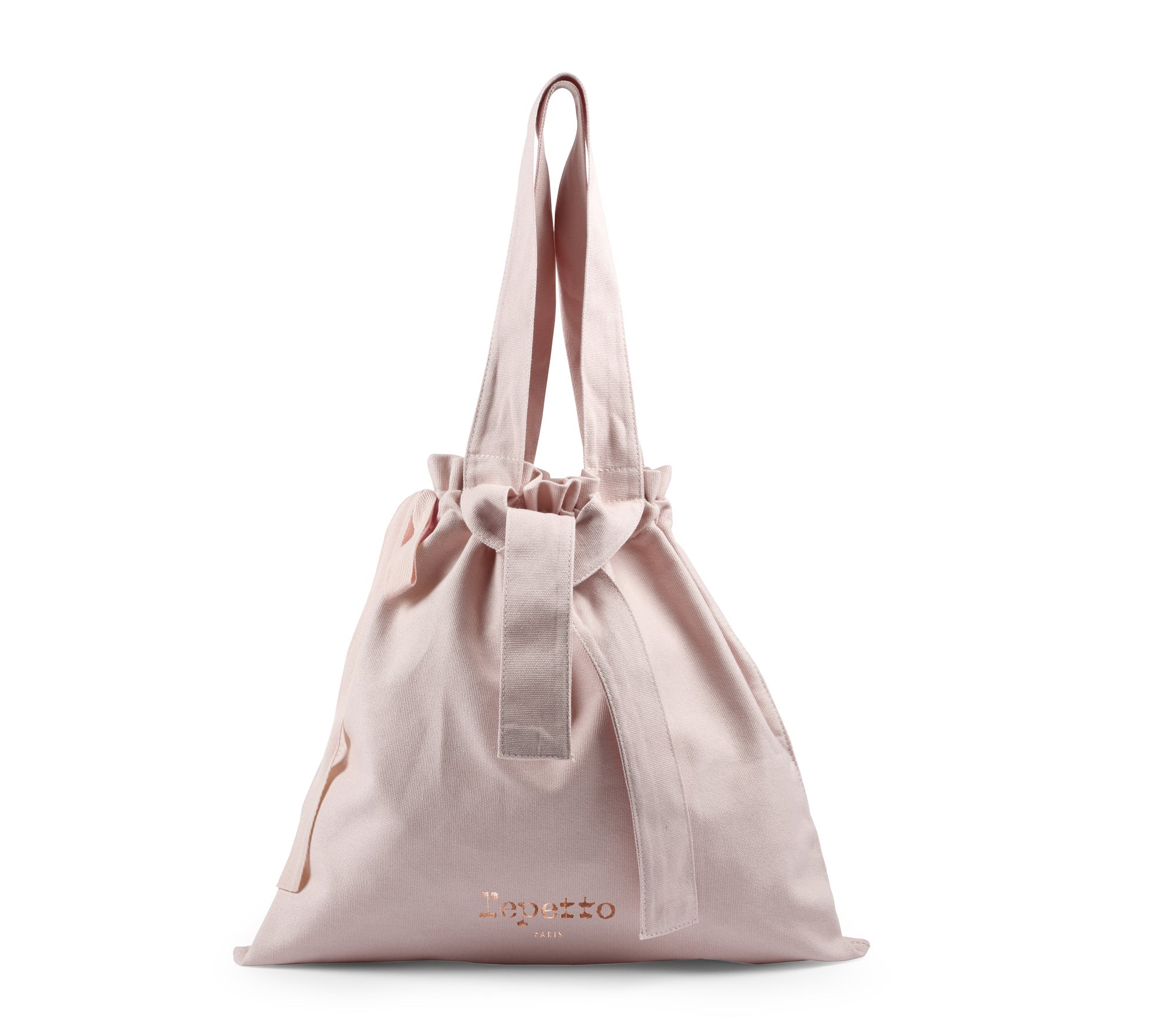 Girls Light Pink Tote Bag With Knots