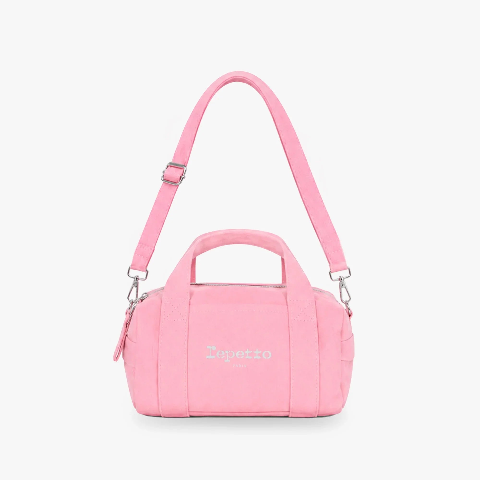 Girls Pink Ballet Bag With Shoulder Strap(Mini:H8 x W19 x D11 cm)