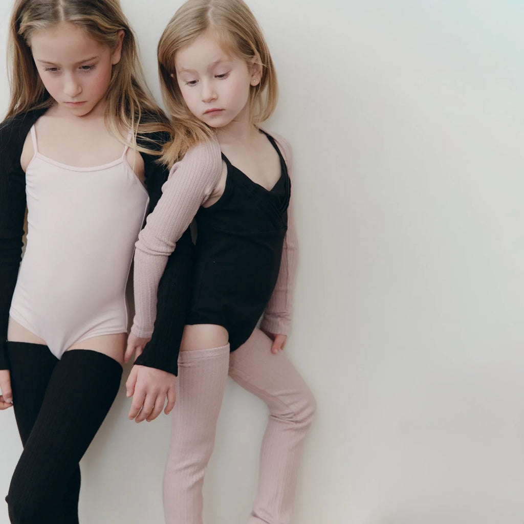 Girls Light Pink Ballet Shoulder Warmers(Ballet Core - KIDS Natalie Shrug)