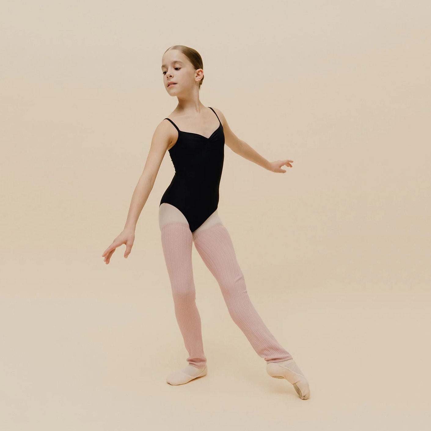 Boys & Girls Pink Ballet Leg Warmers(Ballet Core - KIDS leg warmers)