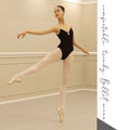Tulip Bright Black Leotard/Black