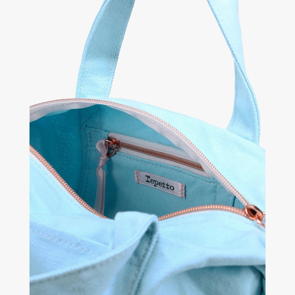 Girls Light Blue Ballet Bag(H 15 x W 23 x D 16 cm)