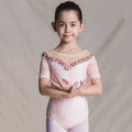 Girls Pink Lace Ballet Onesies(1507/Pink)