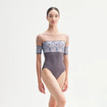 Women Grey Purple "MINERVA" Ballet Onesies(CD26052-1/L44+L09+TRD28+TP14)