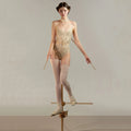 Women Green Tea"PUNCHED LEATHER"Ballet Onesies(251LE05VL/green tea)