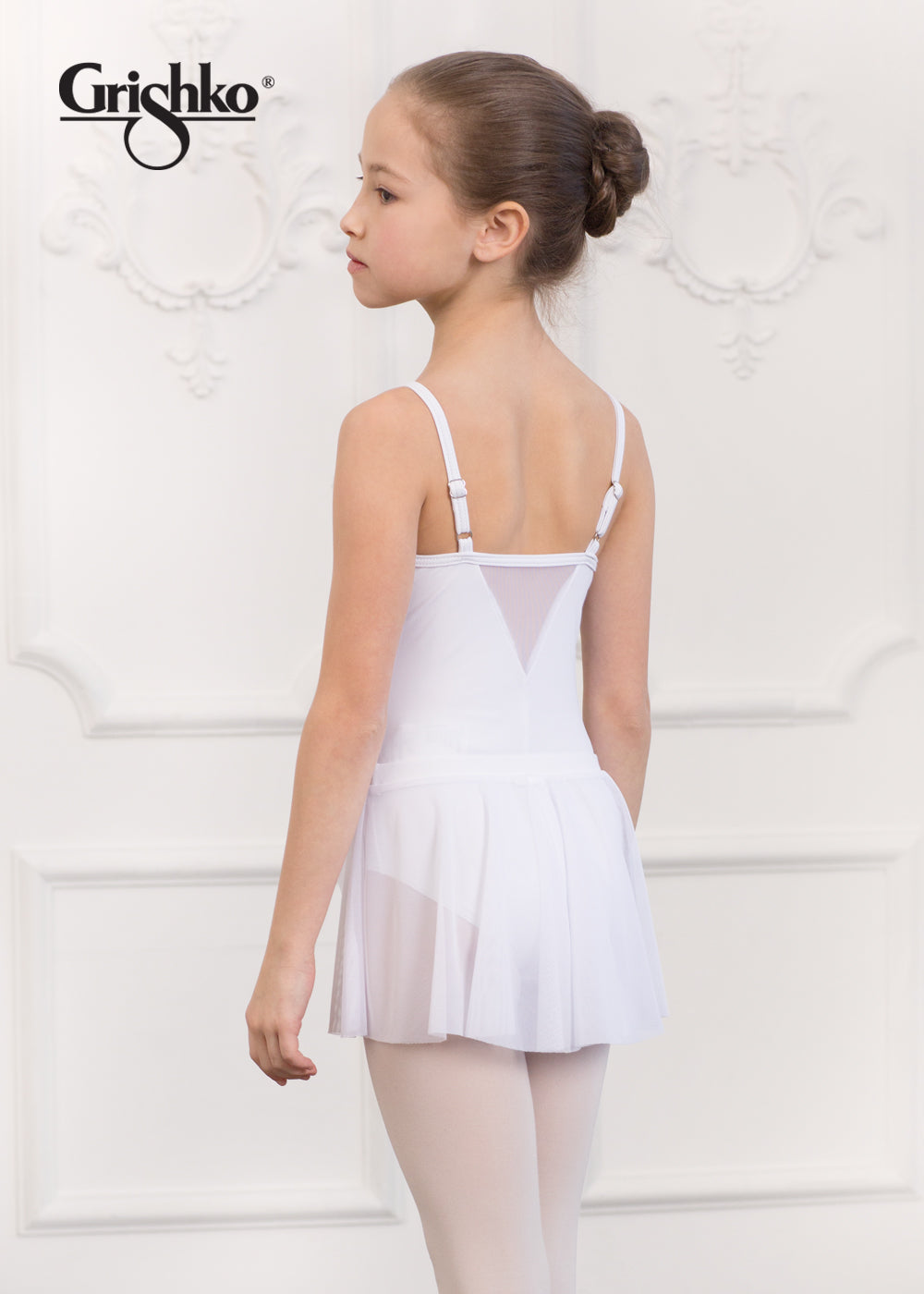 Girls White Ballet Onesies