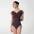 Girls Taupe Ballet Onesies