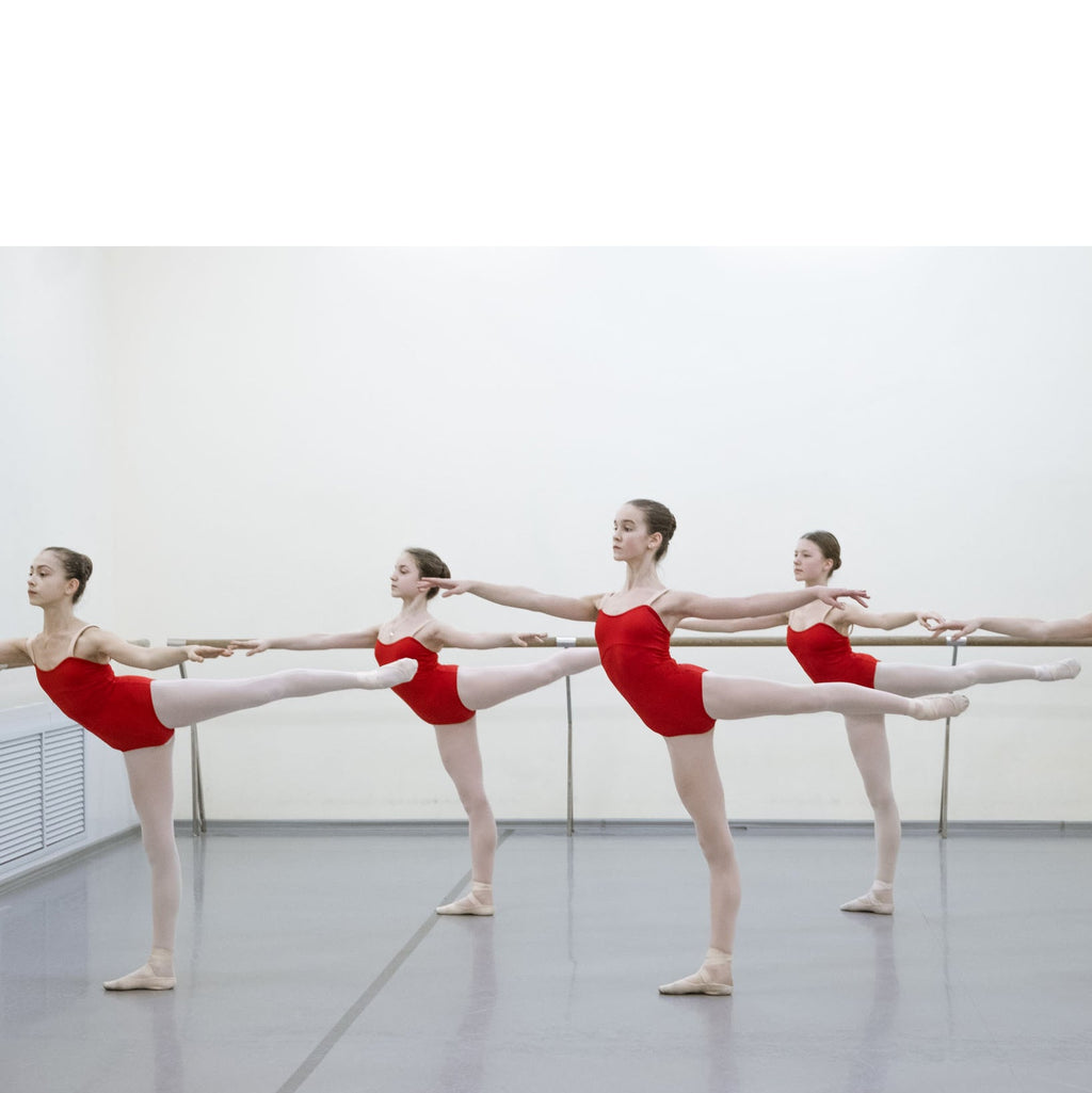 Girls Red Ballet Onesies