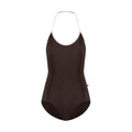 Women Dark Brown"Kate/N-Espresso/CV-Silver"Ballet Onesies
