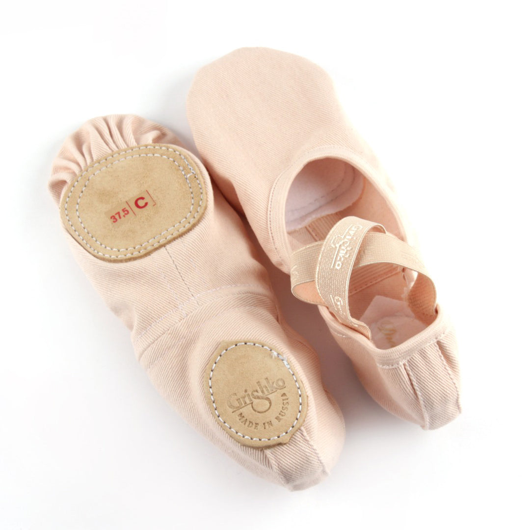 Girls Pale Pink Ballet Shoes(03020C/ballet pink)