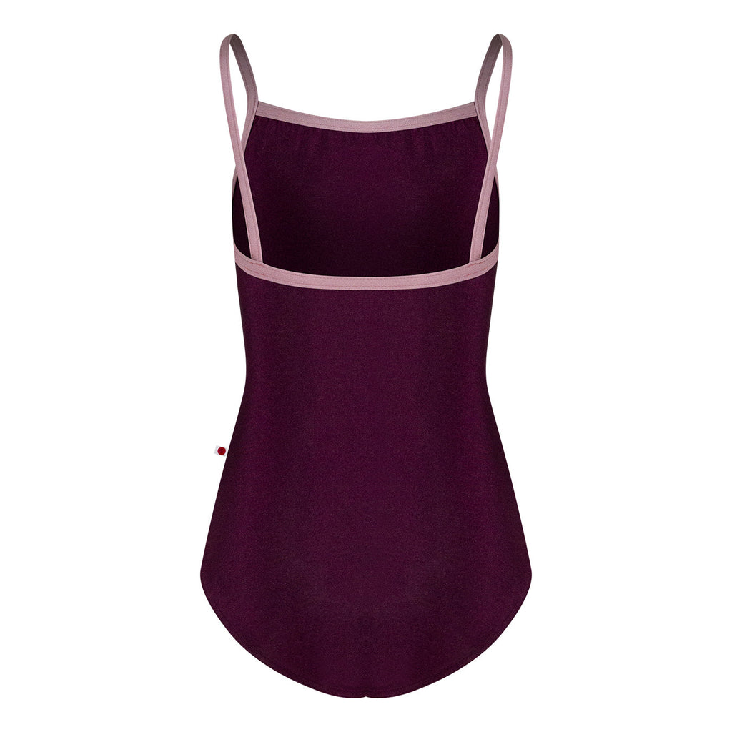 Girls Wine Red Ballet Onesies