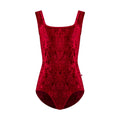Girls Red"Marieke/CV-Dark Red/CV-Dark Red"Velvet Ballet Onesies
