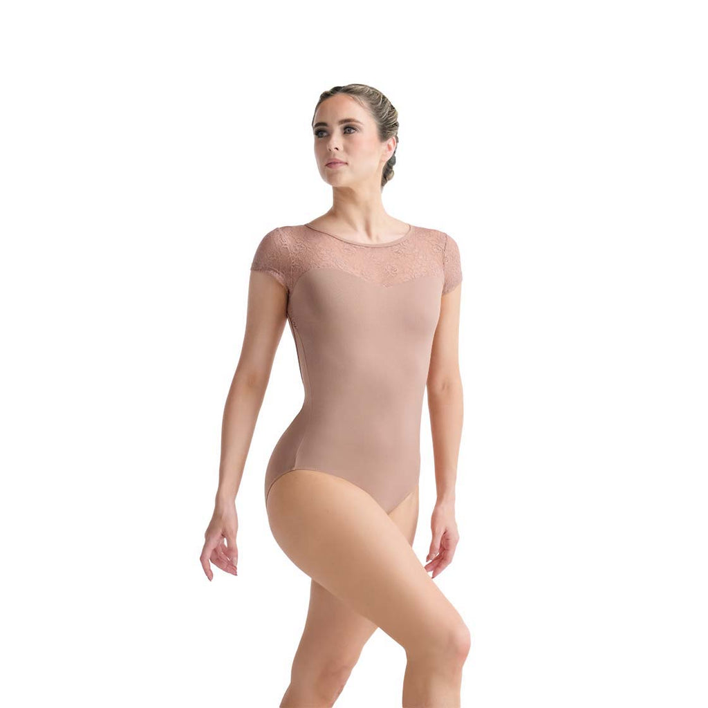 Women Pink Ballet Onesies(Fosette/72 Café au Lait)