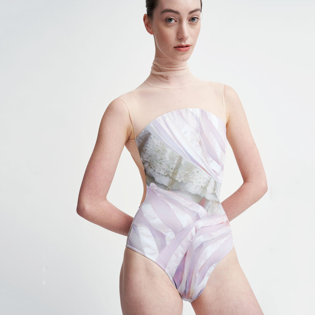 Girls Light Pink Ballet Onesies