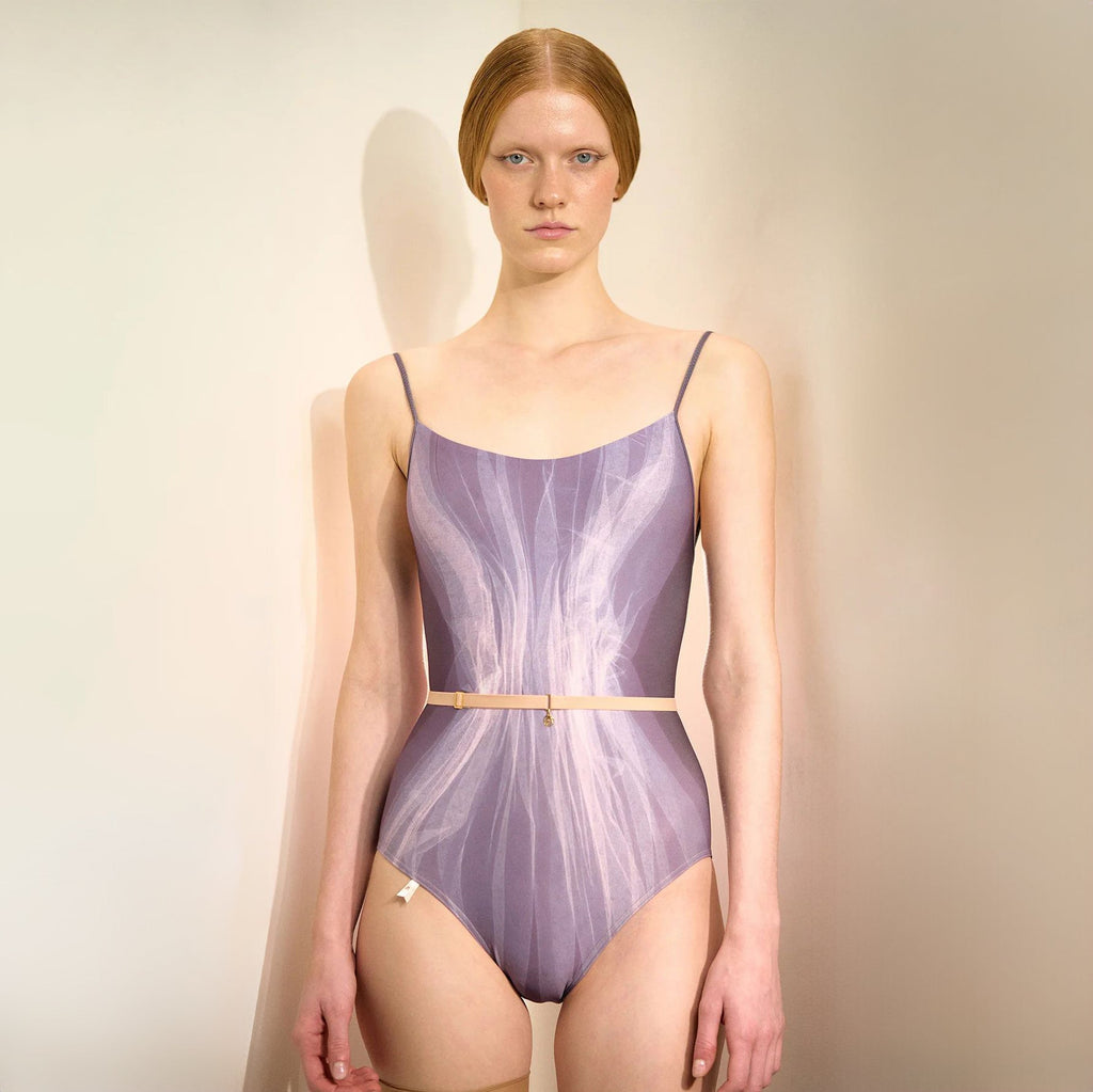 Women Indigo "HOURGLASS TULLE" Ballet Onesies(253LE04VL/indigo)