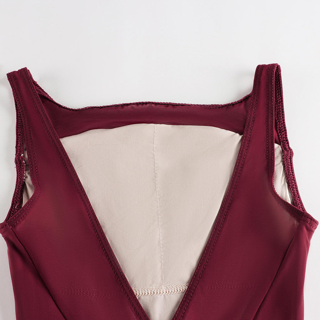 Girls Dark Red Ballet Onesies
