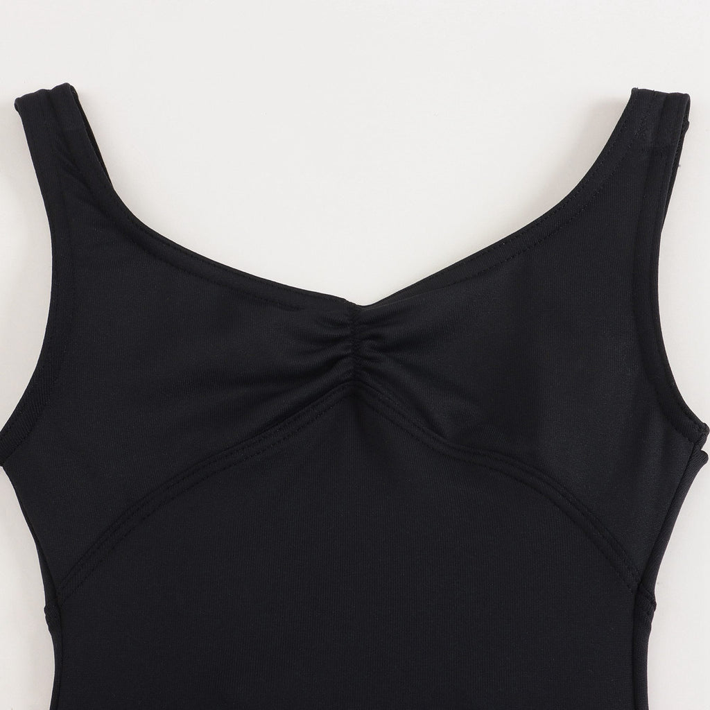 Girls Black Ballet Onesies