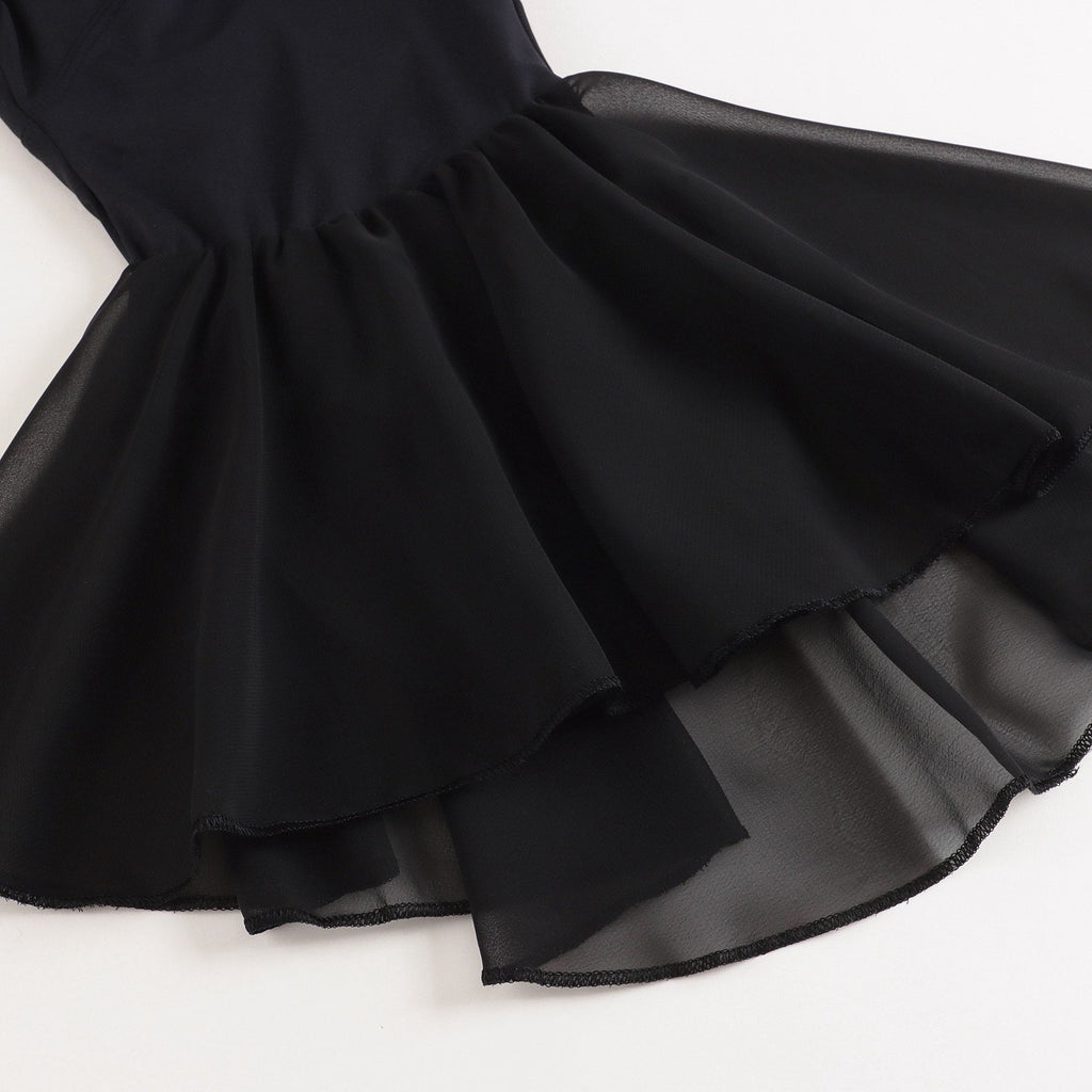Girls Black Ballet Onesies