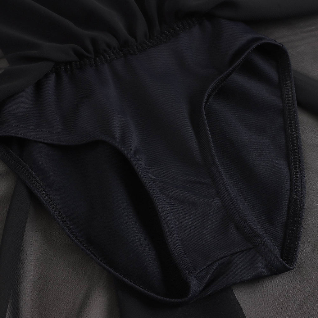 Girls Black Ballet Onesies