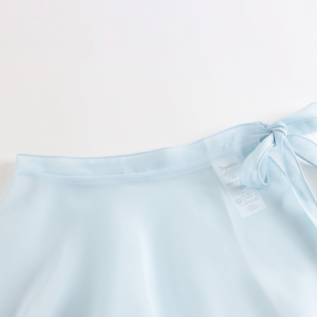 Girls Light Blue Ballet Skirt