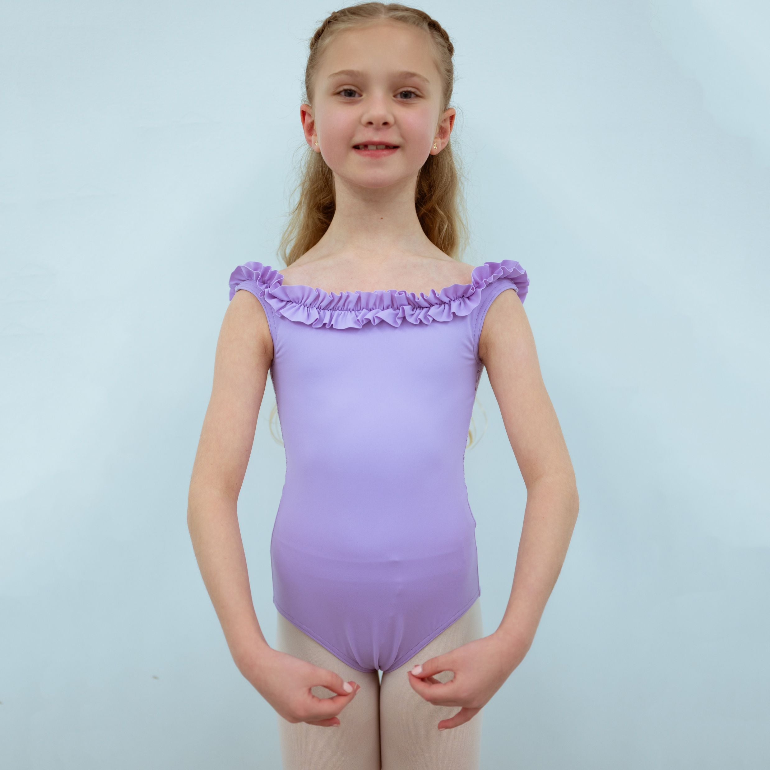 Girls Lavender Ballet Onesies(1828/Lavender)