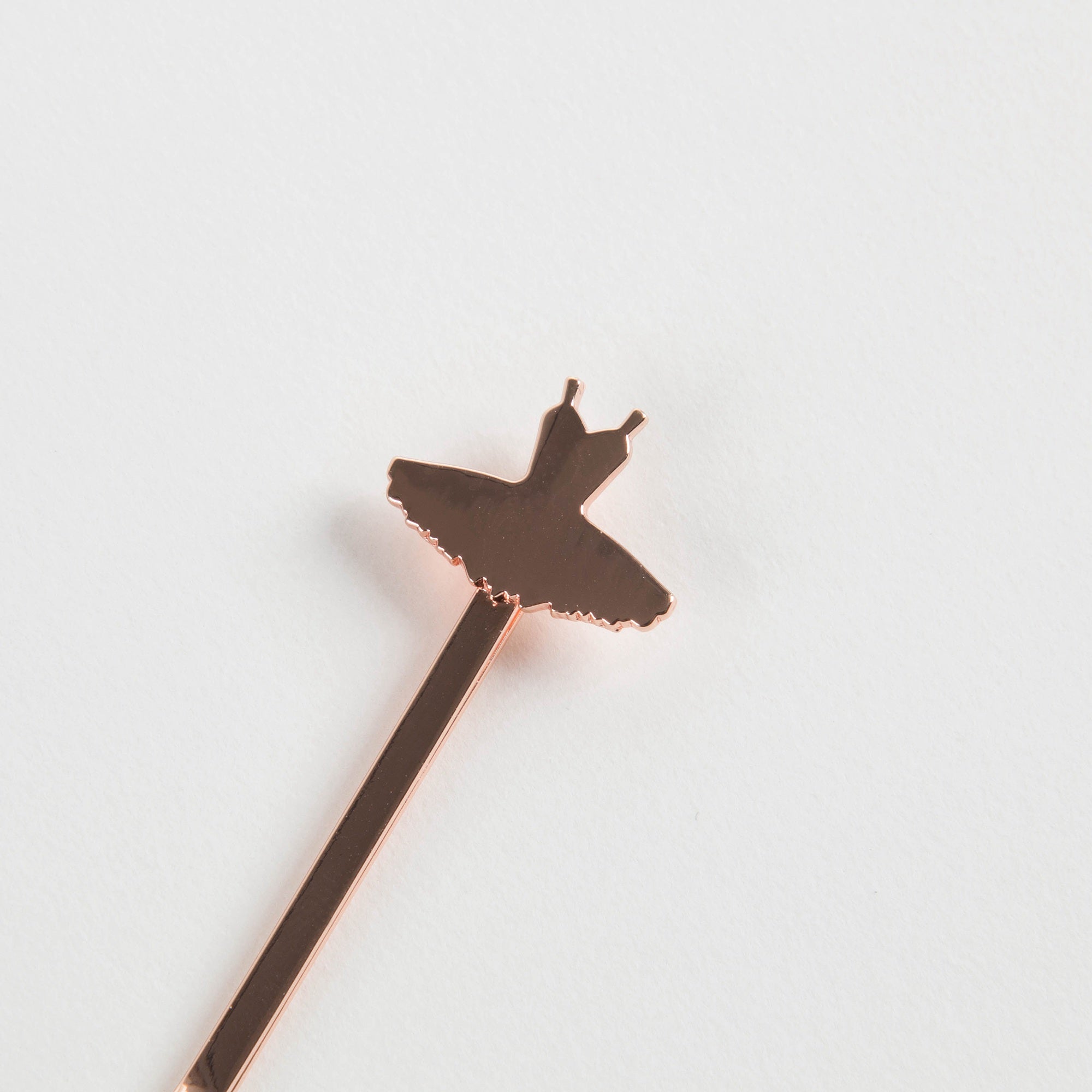 Girls Pink Metal Hairpin
