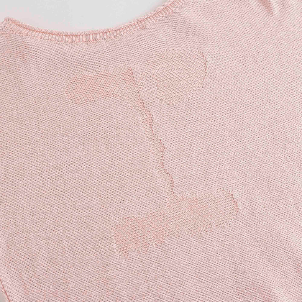 Girls Light Pink Ballet Sweater(DE674/047)