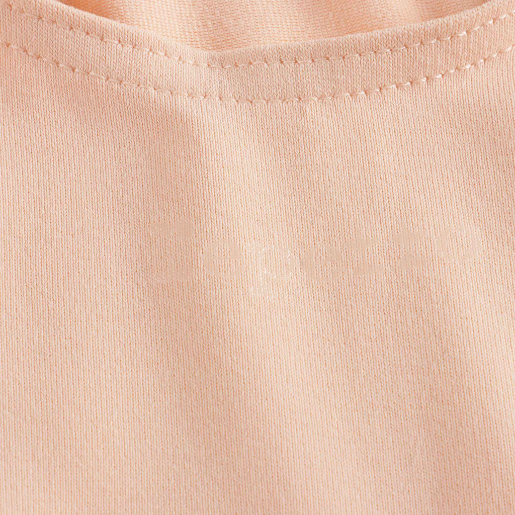 Girls Peach Ballet Onesies