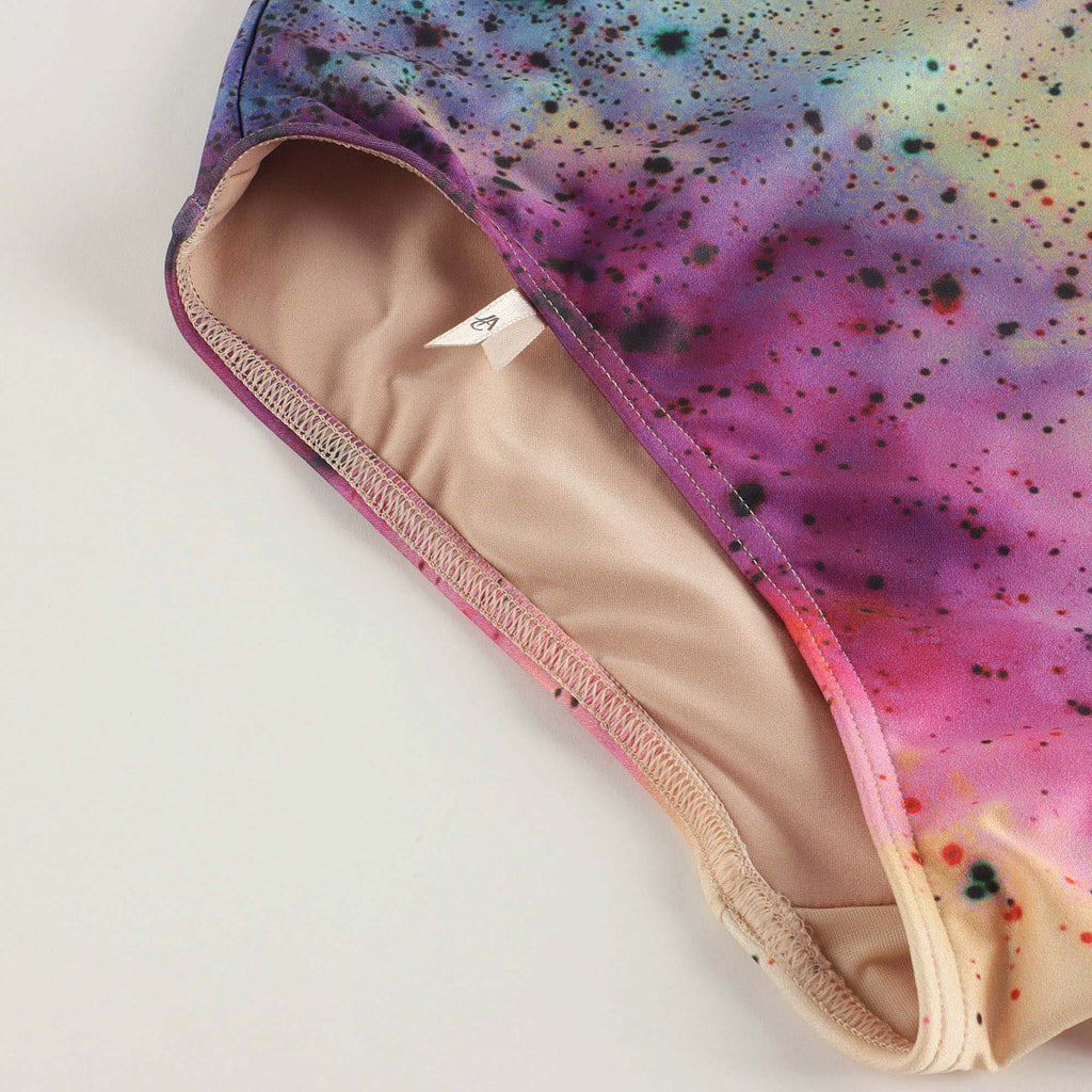 Women Multicolor Ballet Onesies(181LE01VL/aquarelle)