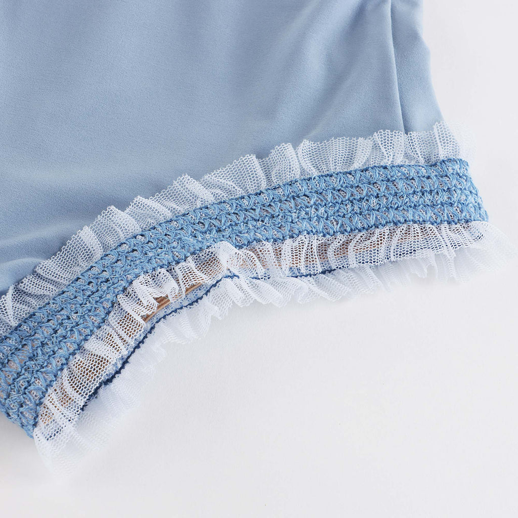 Girls Light Blue Ballet Onesies