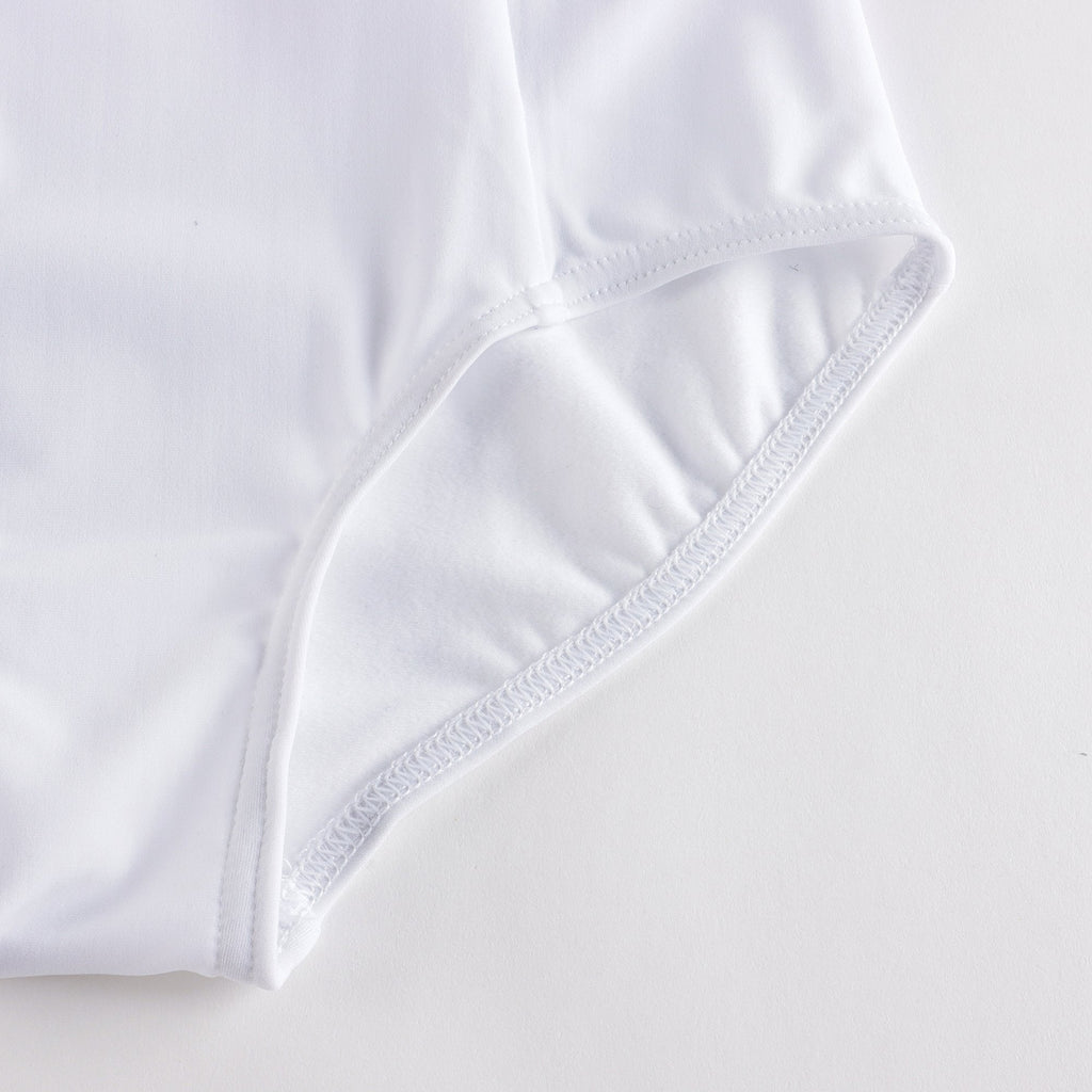 Girls White Ballet Onesies