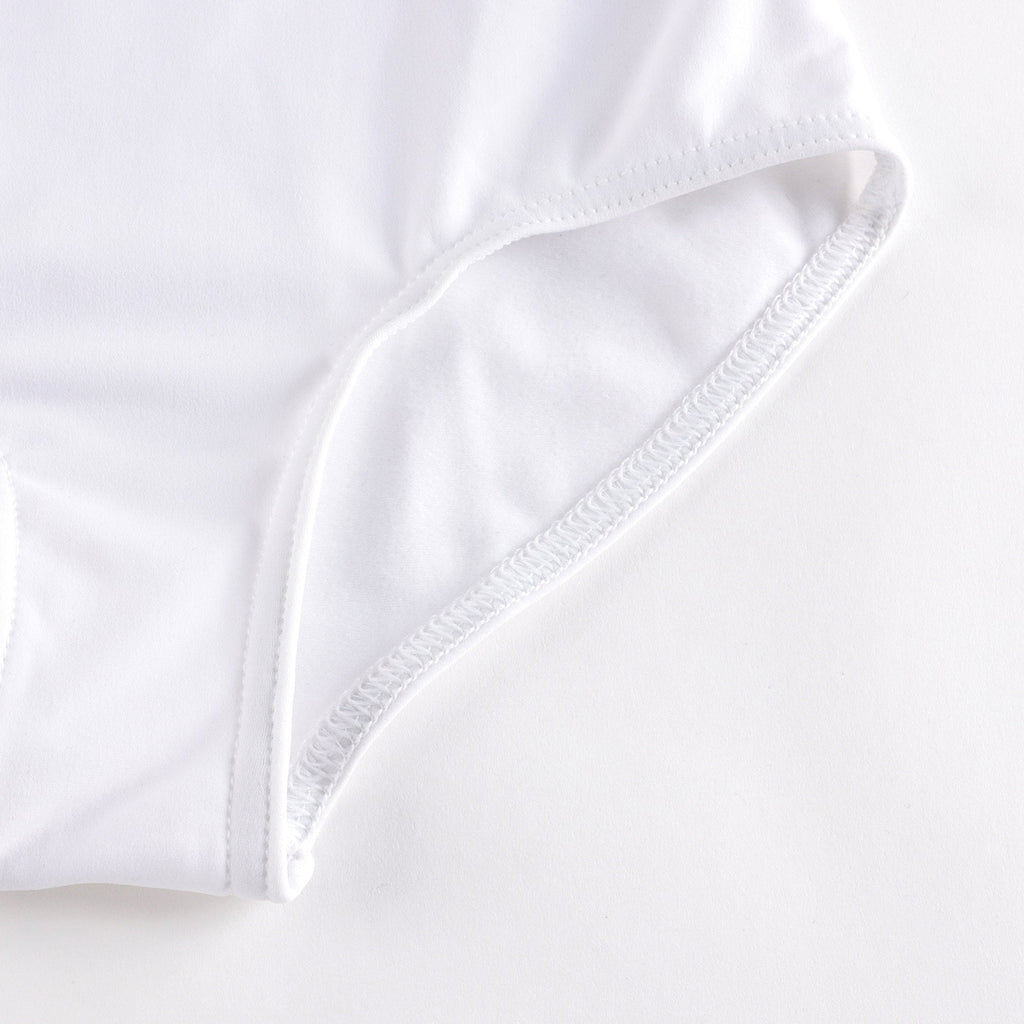 Girls White Ballet Onesies