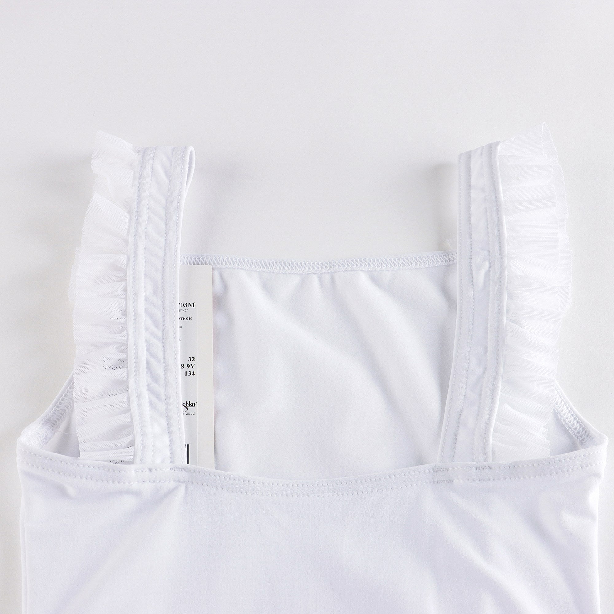 Girls White Ballet Onesies