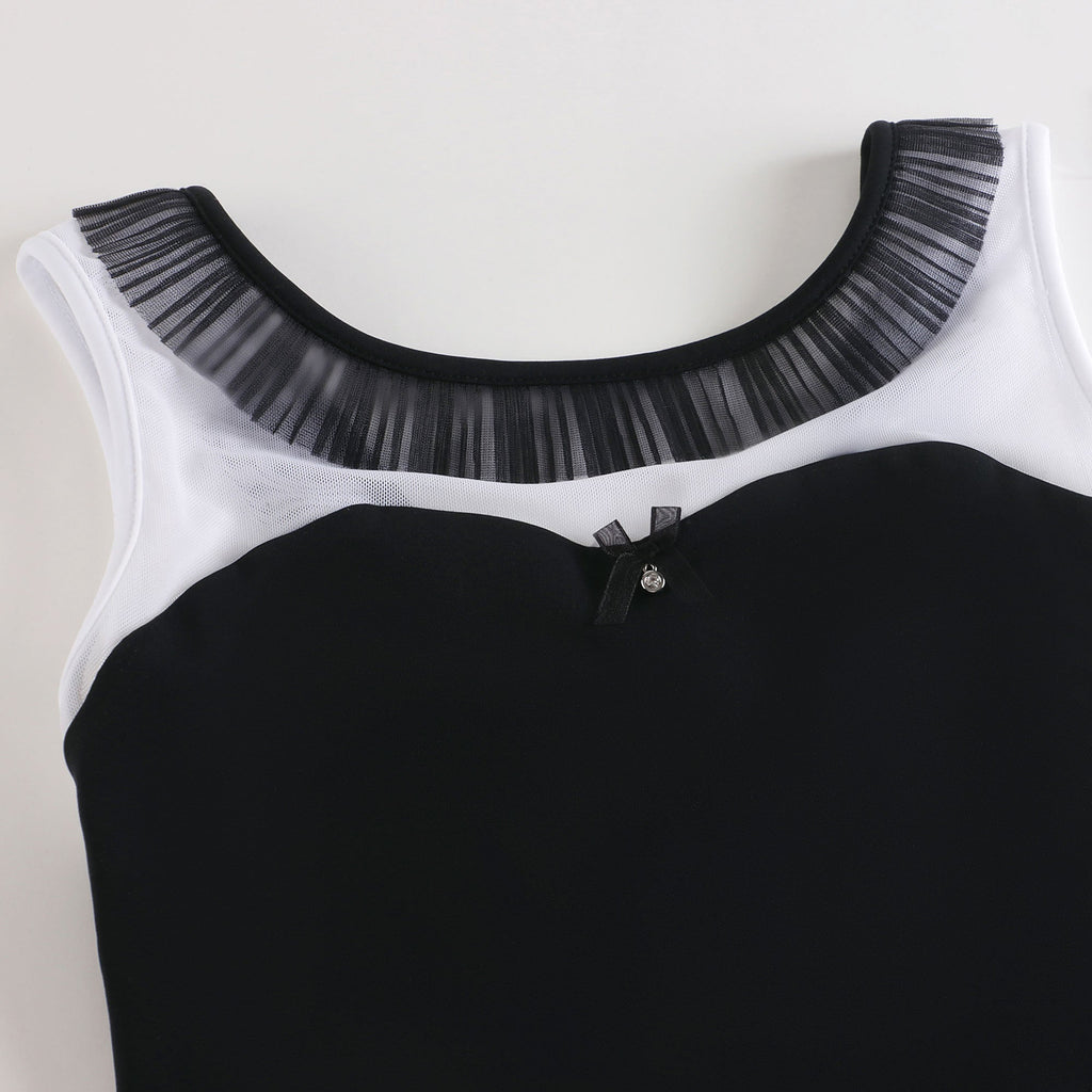 Girls Black Ballet Onesies