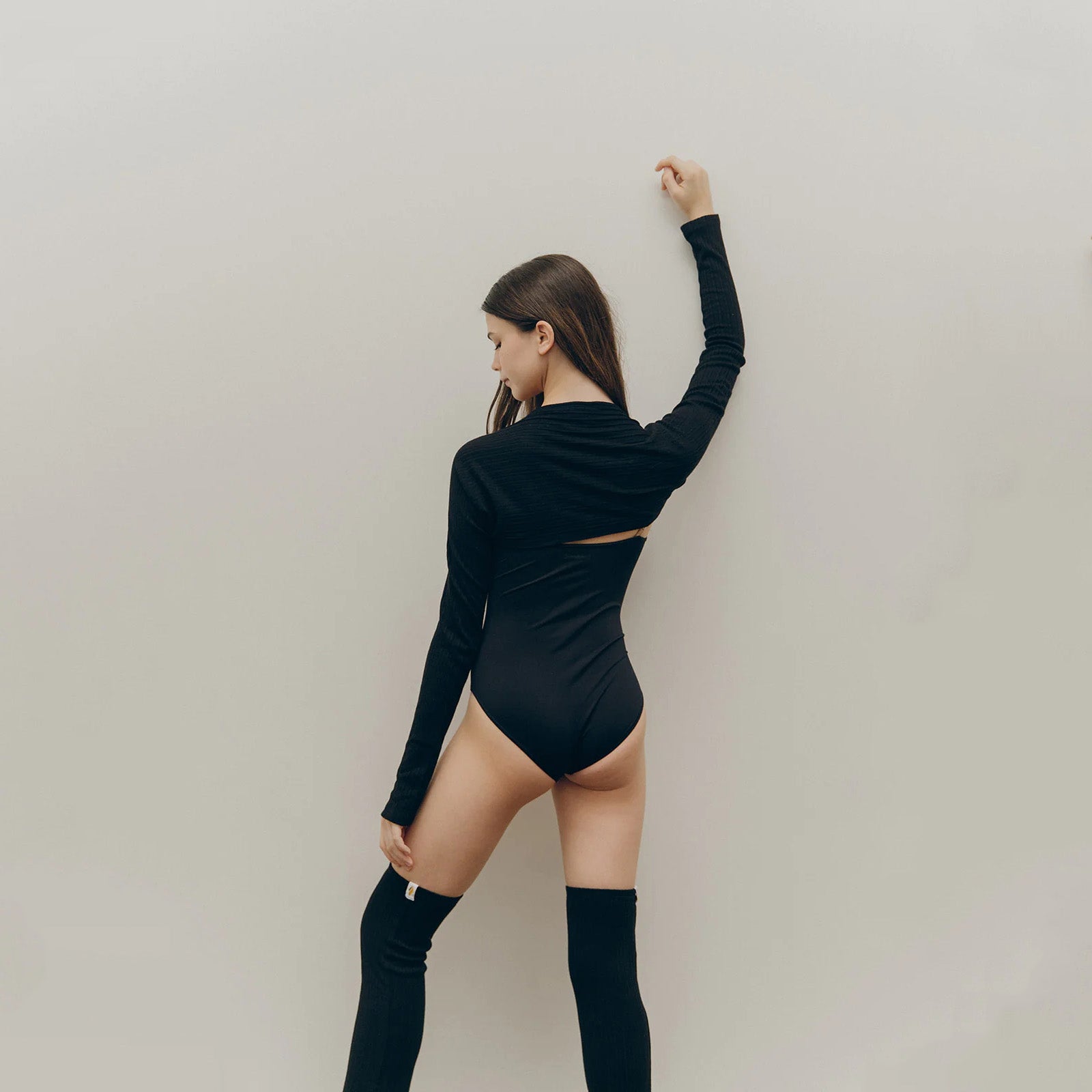 Girls Black Ballet Shoulder Warmer