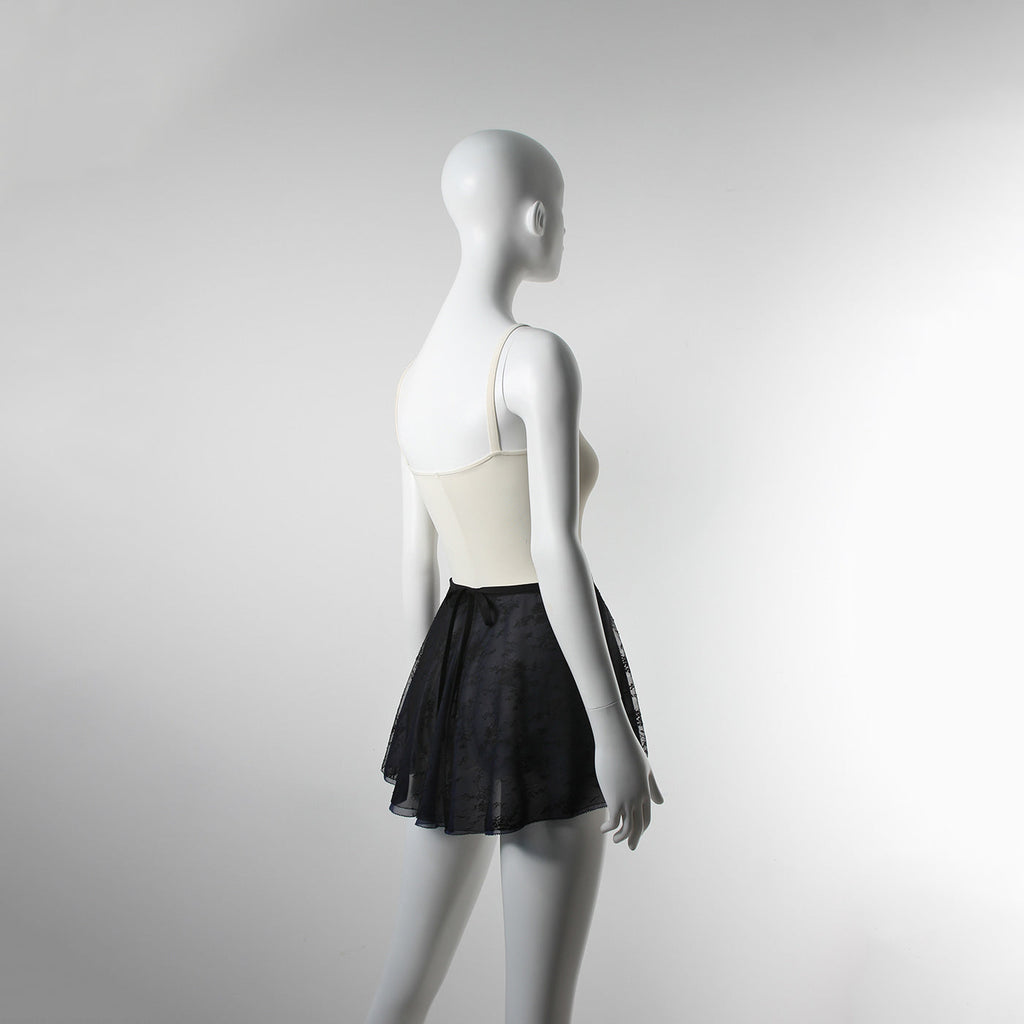 Girls Navy Reversible Ballet Skirt