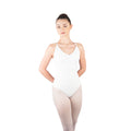 Girls White "Kayla" Ballet Onesies