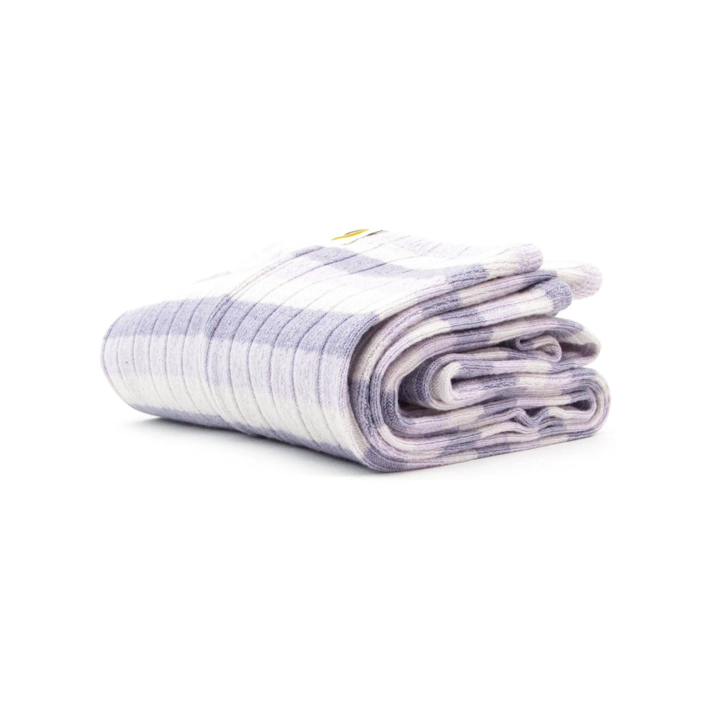 Boys & Girls Purple Stripes Ballet Warm Up Socks