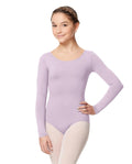 Girls Lilac"Inez"Long Sleeves Ballet Onesies(LUB282/LILAC)