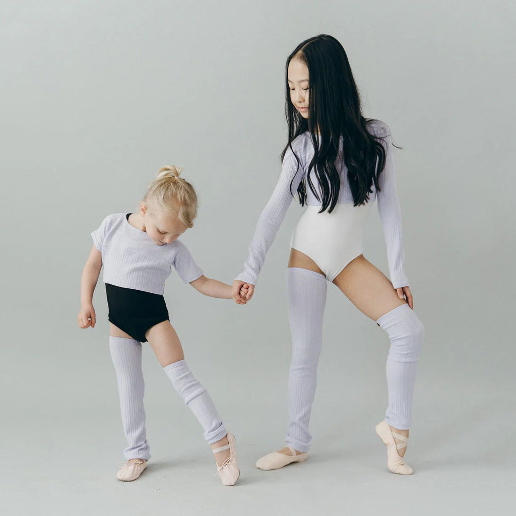Girls Lilac Ballet Top(Lilac Garden - Kids Vika Top)