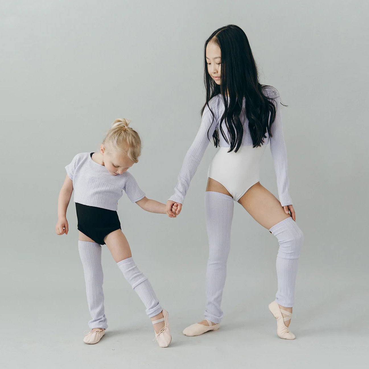 Girls Lilac Ballet Top(Lilac Garden - Kids Vika Top)