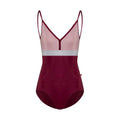 Women Dark Red "Zoe/N-Burgundy/N-Magic/N-Sterling/N-Burgundy" Ballet Onesies